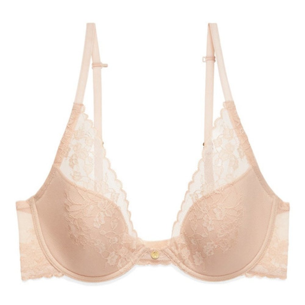NATORI Cherry Blossom Convertible Plunge Lace Bra 30G